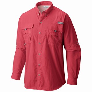 Columbia PFG Bahama™ II Långärmad Tröja Herr Röda (WFEQI5748)